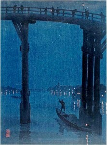 Moody Night Scene on the River