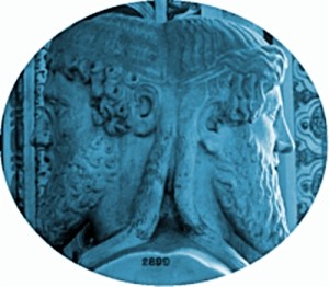 The two-faced Roman god Janus