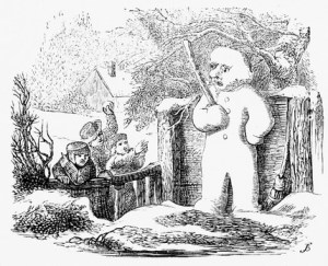 Snowman with Children