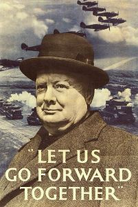 Winston Churchill War Poster