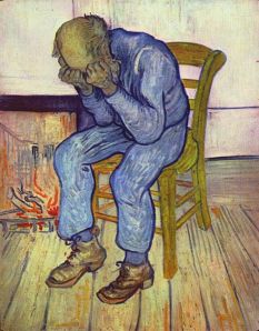 At Eternity's Gate by Vincent van Gogh (A grieving old man)